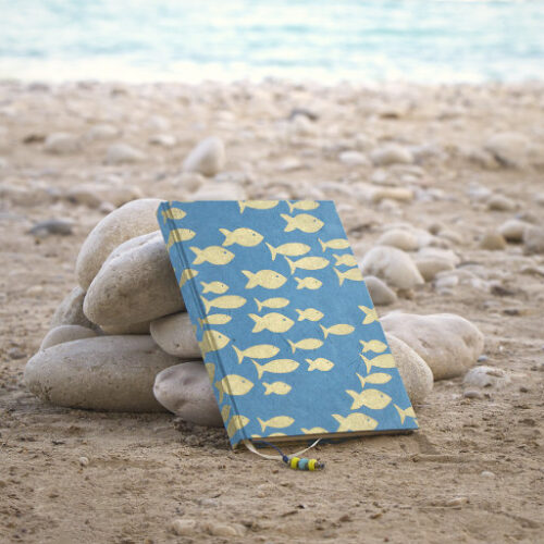 Handmade Notebook "Goldfish"