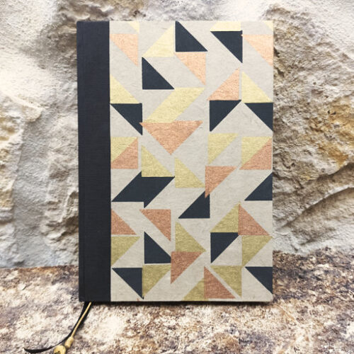 Libreta de encuadernación artesanal 'Pyramis'